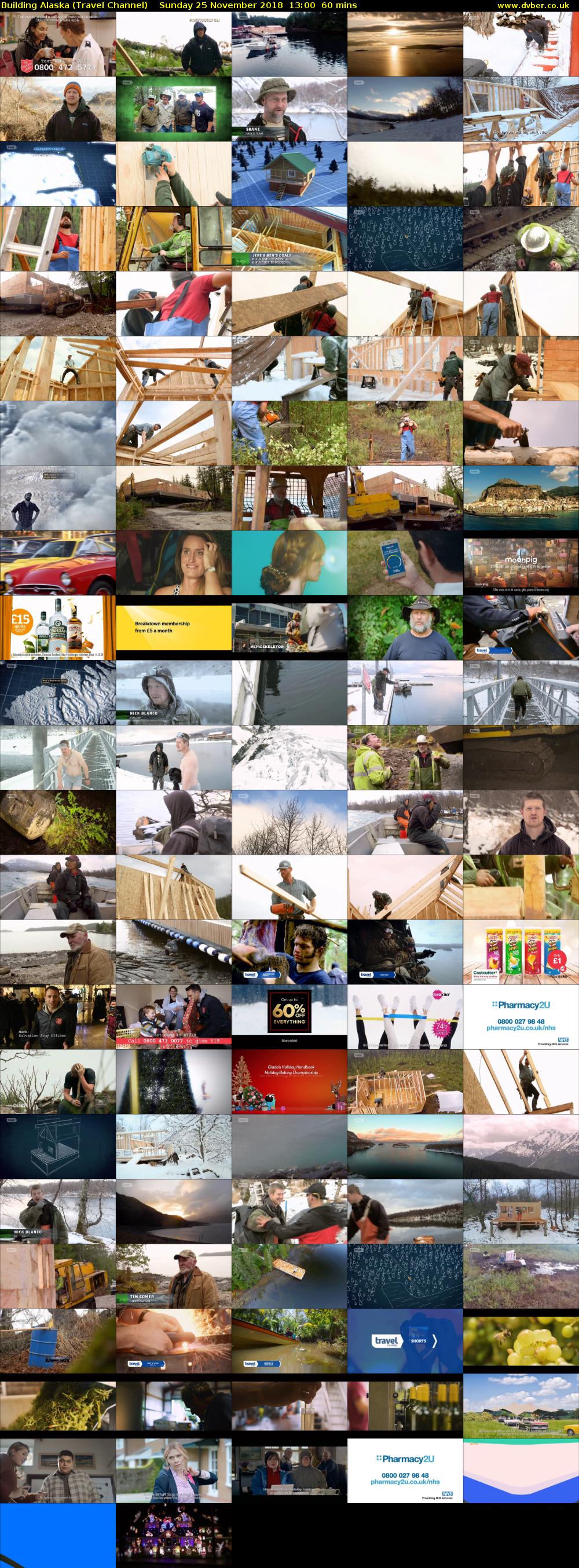 Building Alaska (Travel Channel) Sunday 25 November 2018 13:00 - 14:00