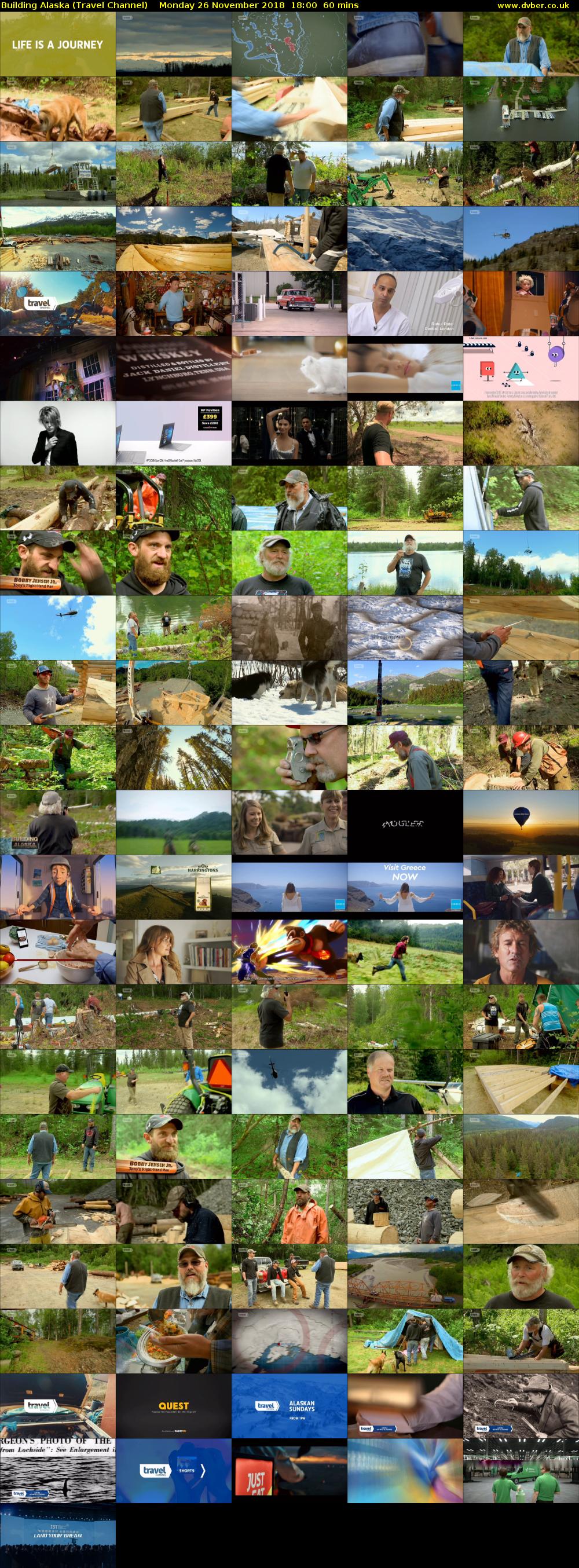 Building Alaska (Travel Channel) Monday 26 November 2018 18:00 - 19:00