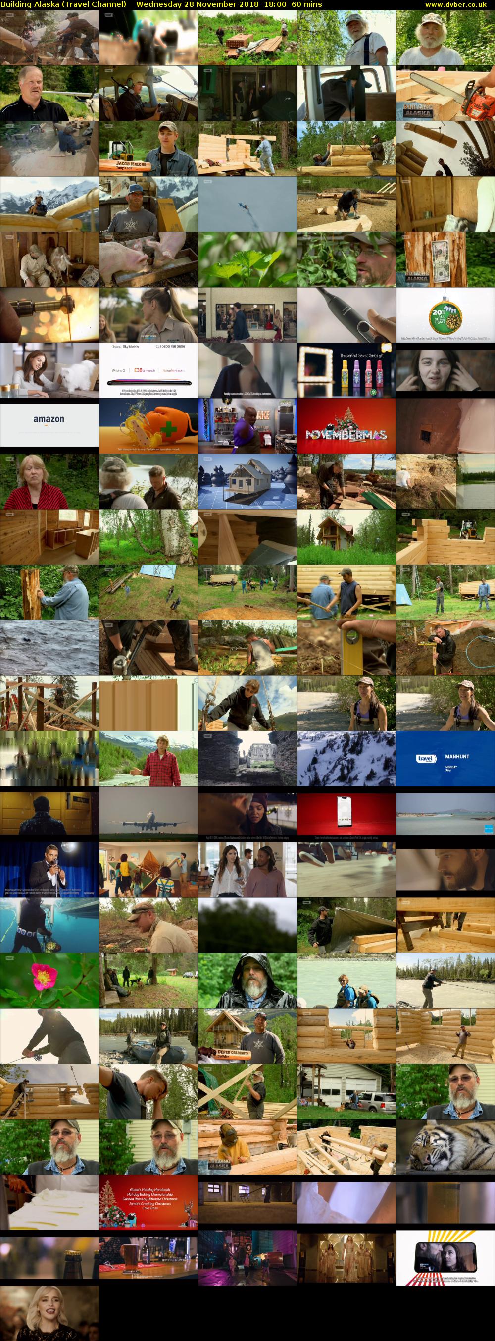 Building Alaska (Travel Channel) Wednesday 28 November 2018 18:00 - 19:00