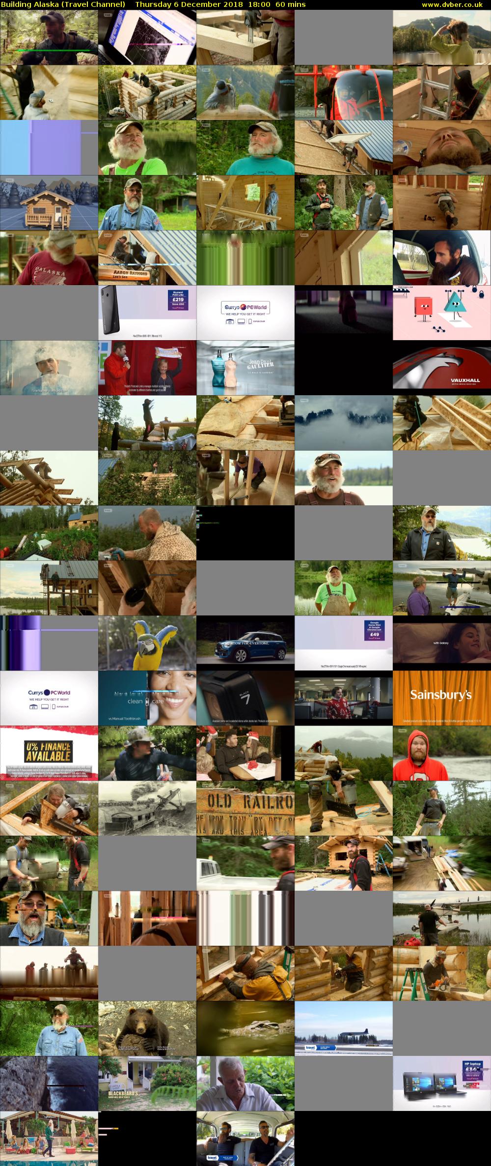 Building Alaska (Travel Channel) Thursday 6 December 2018 18:00 - 19:00