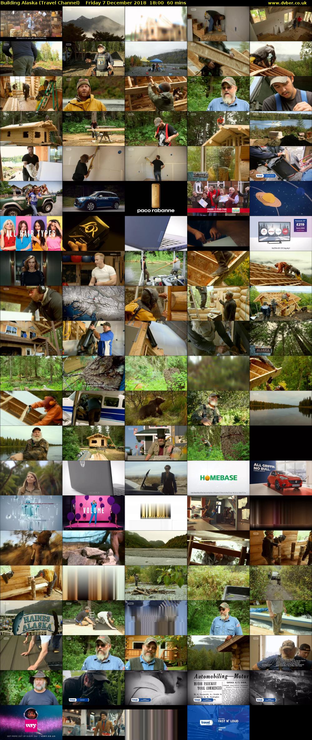 Building Alaska (Travel Channel) Friday 7 December 2018 18:00 - 19:00