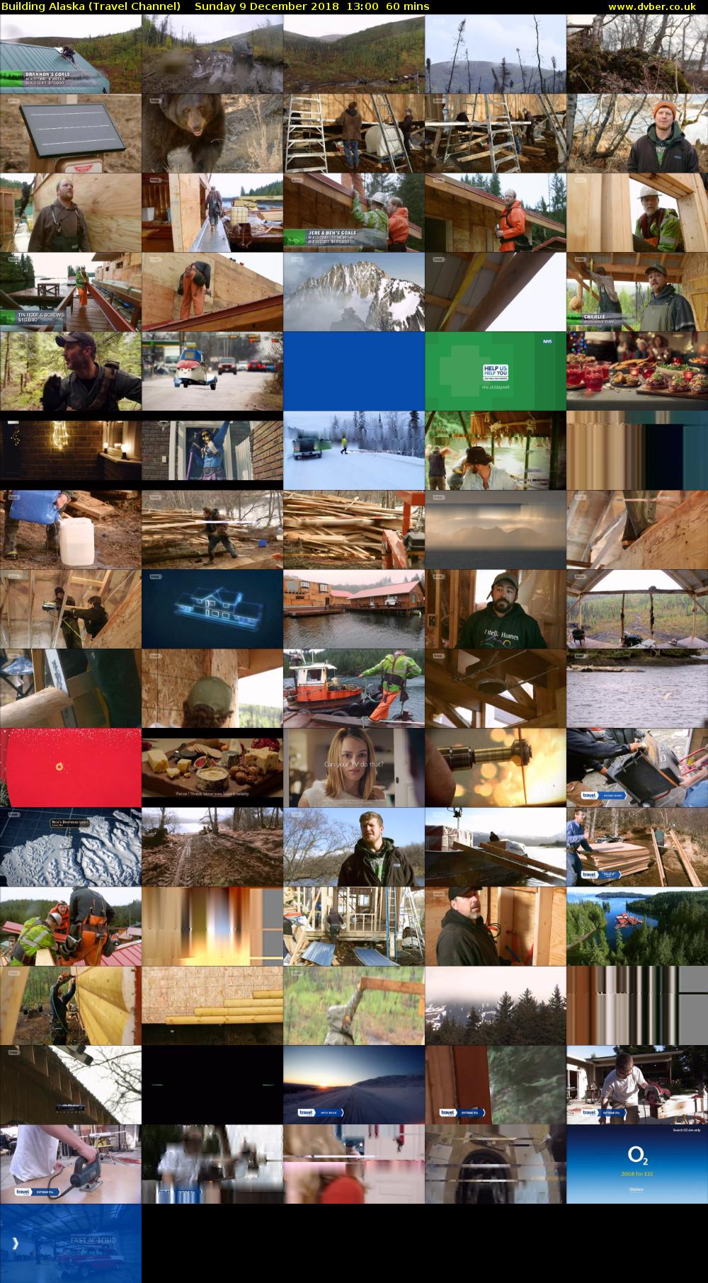 Building Alaska (Travel Channel) Sunday 9 December 2018 13:00 - 14:00