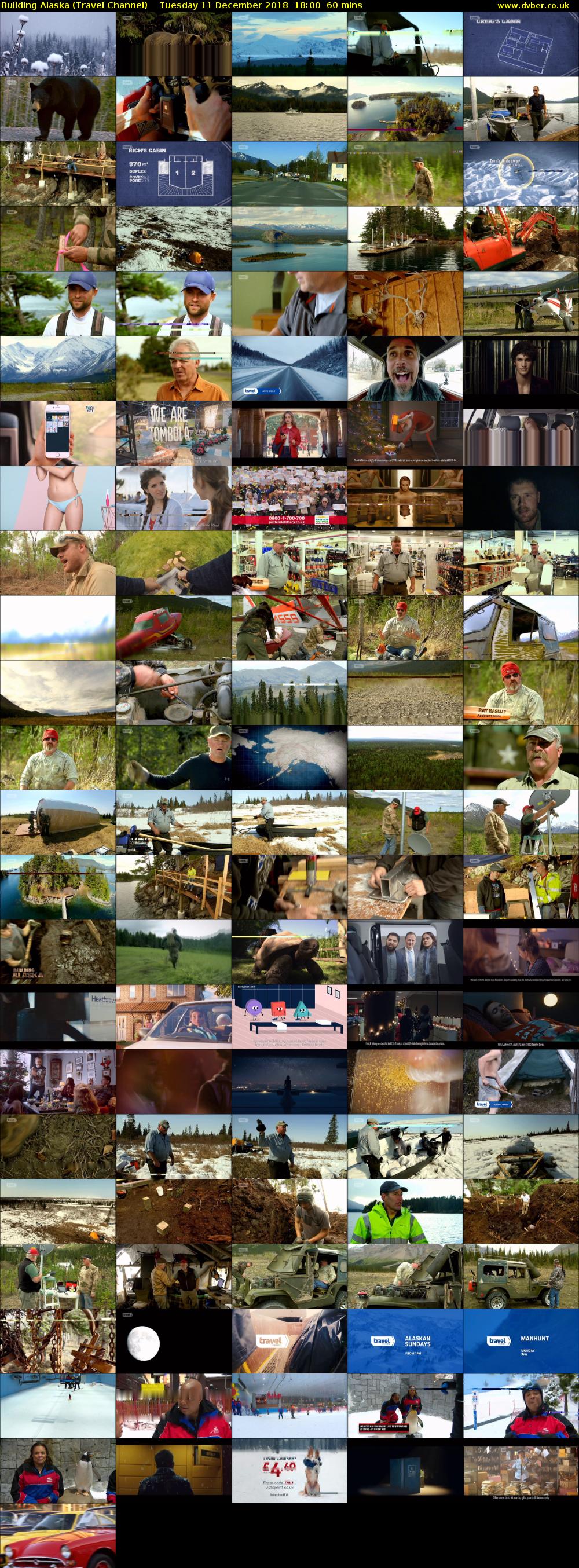 Building Alaska (Travel Channel) Tuesday 11 December 2018 18:00 - 19:00
