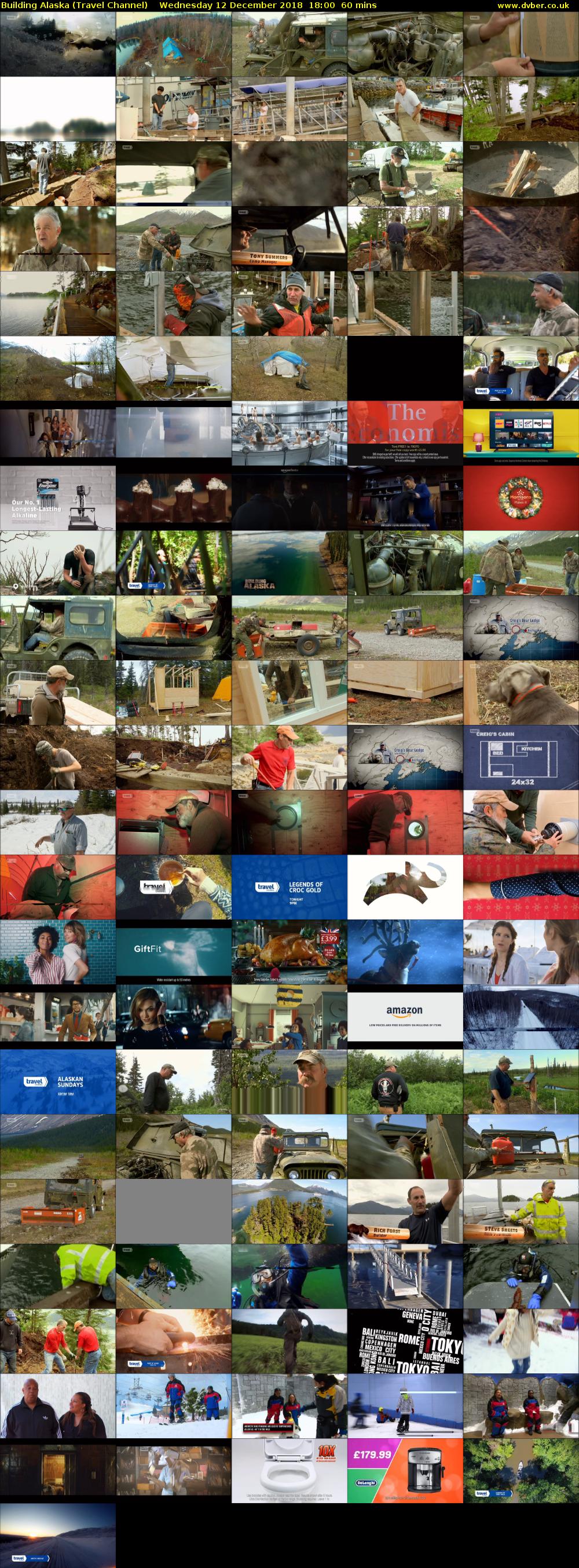 Building Alaska (Travel Channel) Wednesday 12 December 2018 18:00 - 19:00