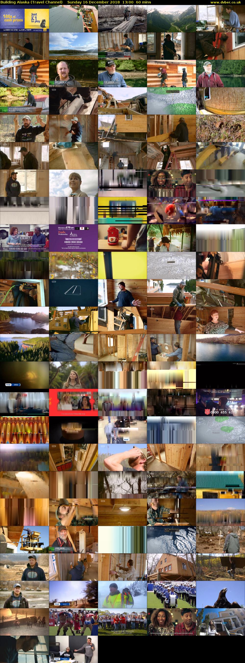 Building Alaska (Travel Channel) Sunday 16 December 2018 13:00 - 14:00