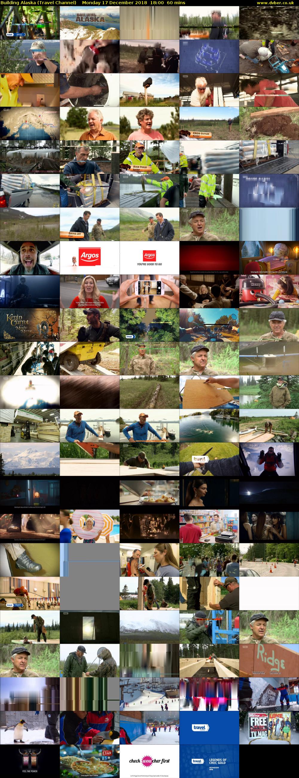 Building Alaska (Travel Channel) Monday 17 December 2018 18:00 - 19:00