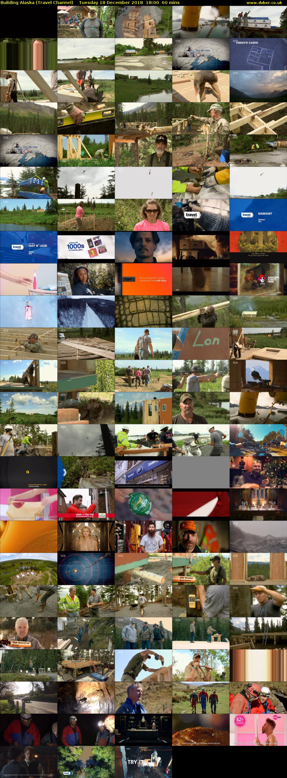 Building Alaska (Travel Channel) Tuesday 18 December 2018 18:00 - 19:00