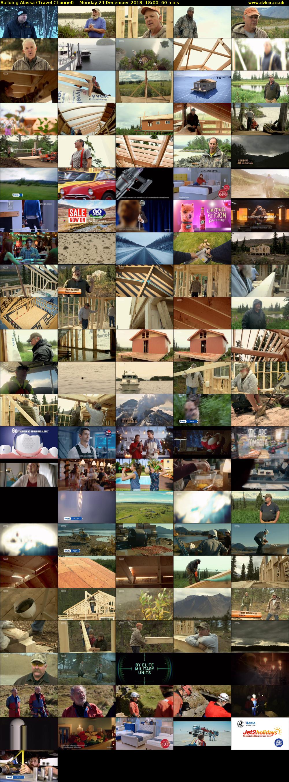 Building Alaska (Travel Channel) Monday 24 December 2018 18:00 - 19:00
