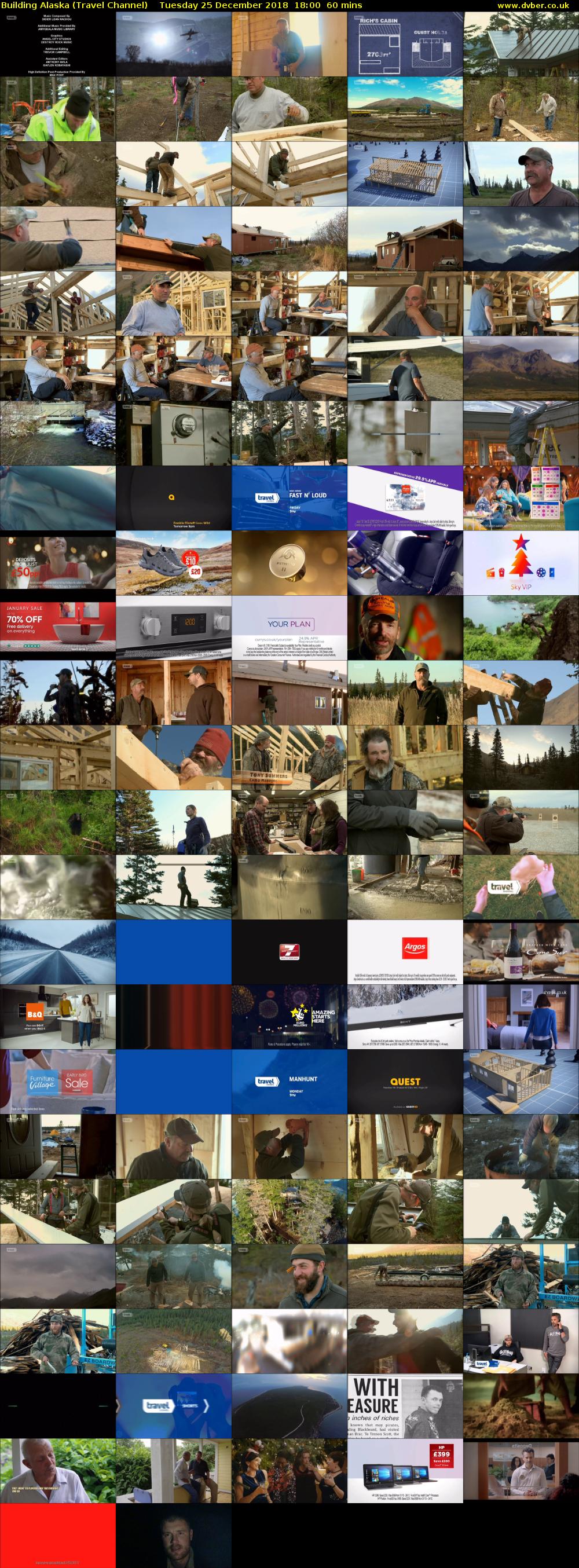 Building Alaska (Travel Channel) Tuesday 25 December 2018 18:00 - 19:00