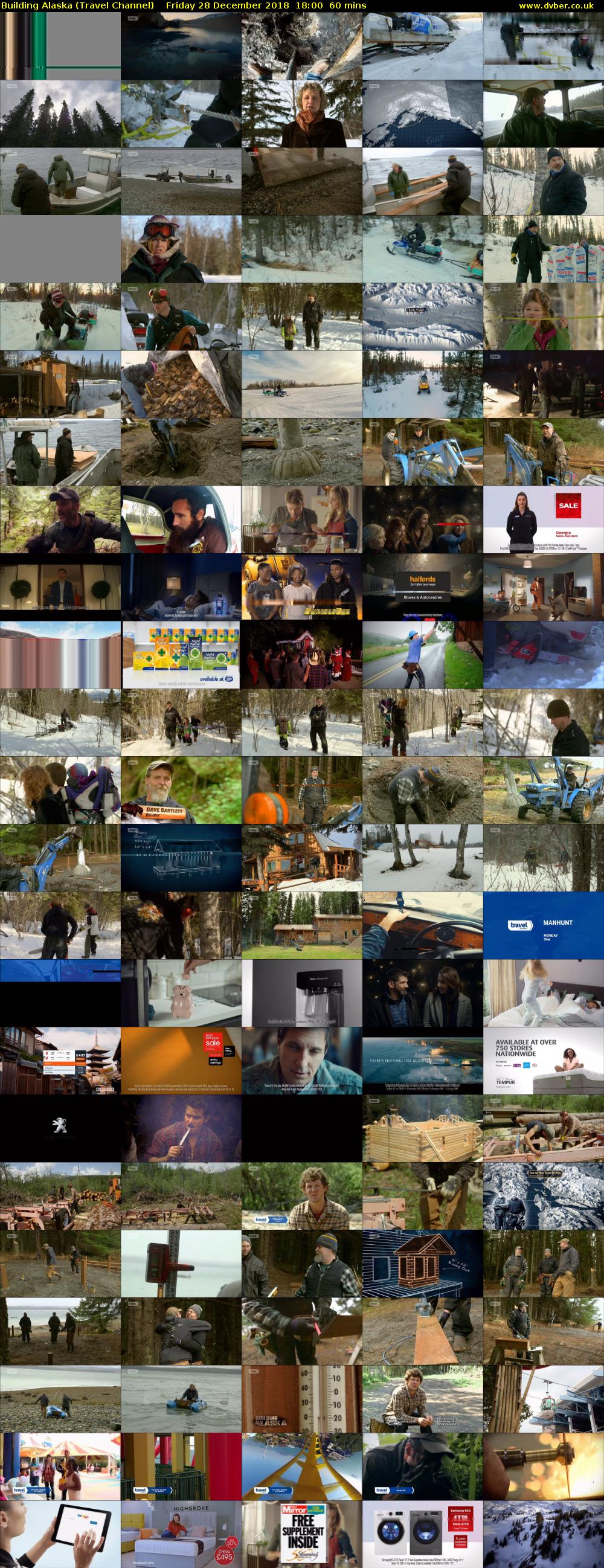 Building Alaska (Travel Channel) Friday 28 December 2018 18:00 - 19:00