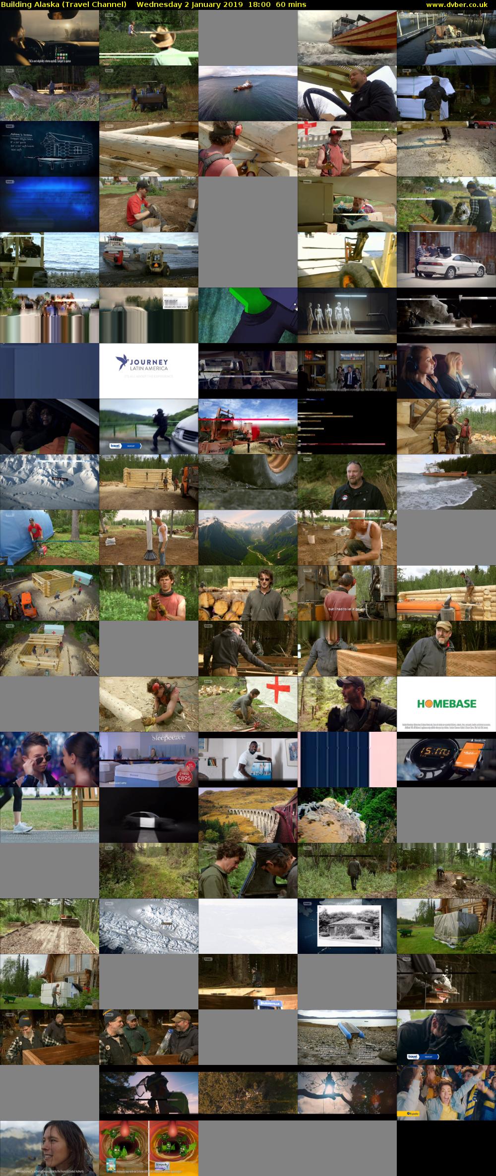 Building Alaska (Travel Channel) Wednesday 2 January 2019 18:00 - 19:00