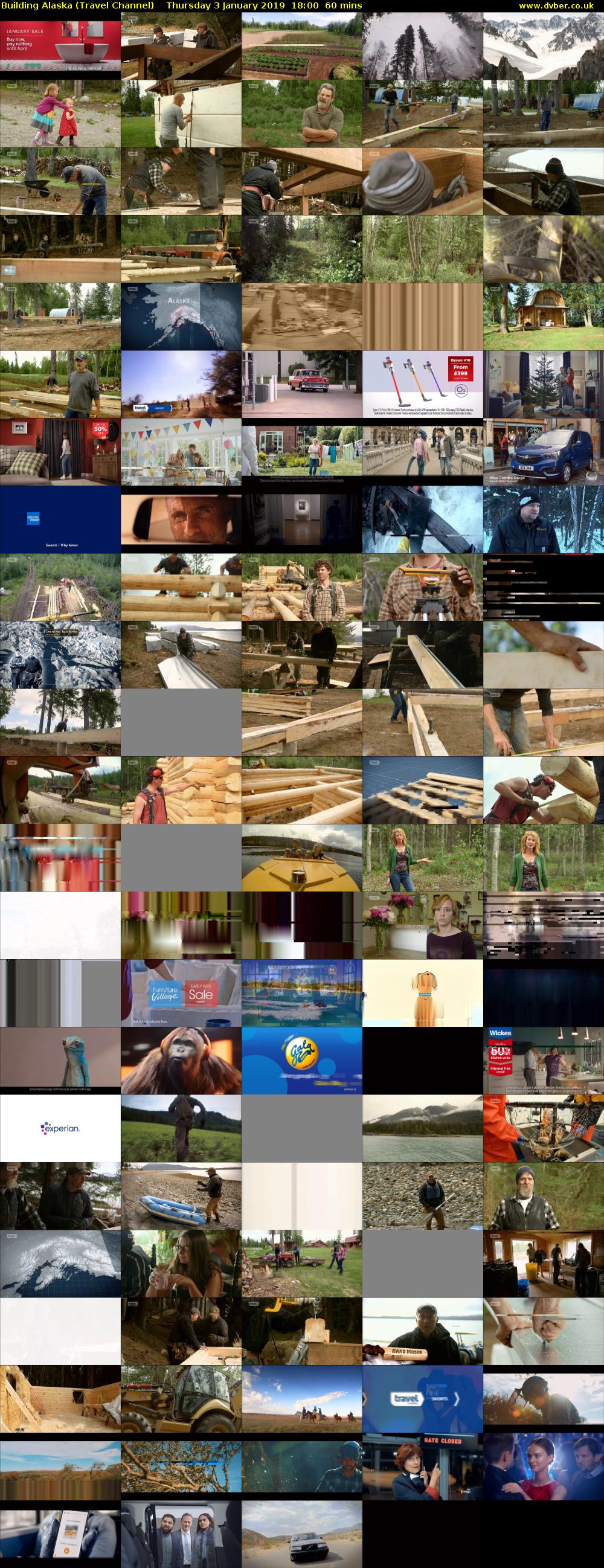 Building Alaska (Travel Channel) Thursday 3 January 2019 18:00 - 19:00