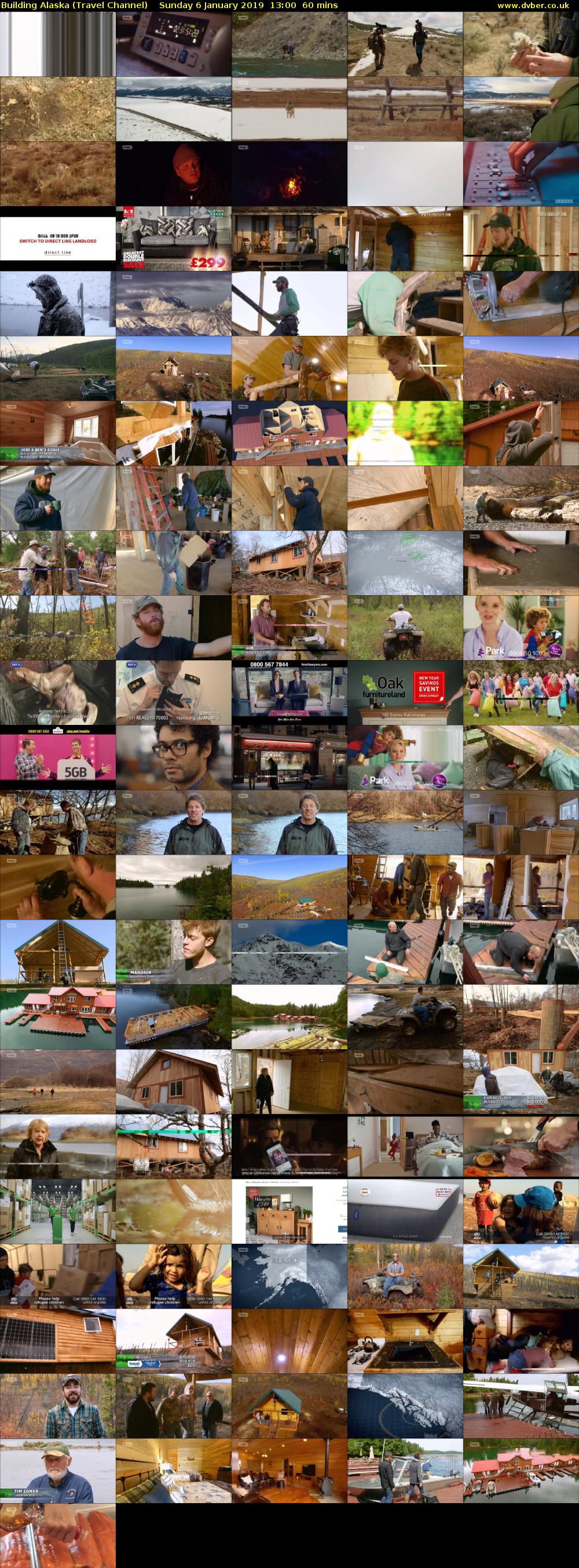 Building Alaska (Travel Channel) Sunday 6 January 2019 13:00 - 14:00