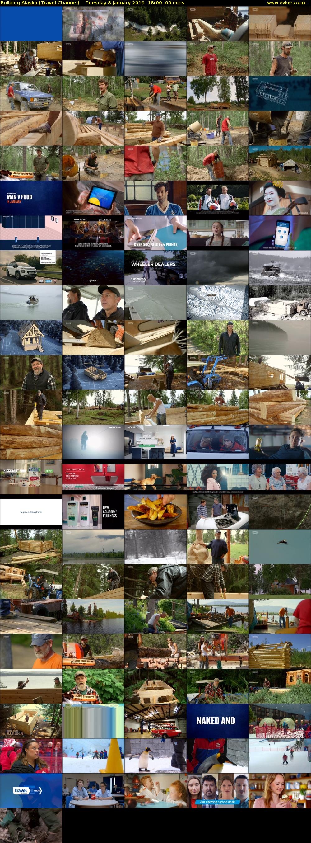 Building Alaska (Travel Channel) Tuesday 8 January 2019 18:00 - 19:00