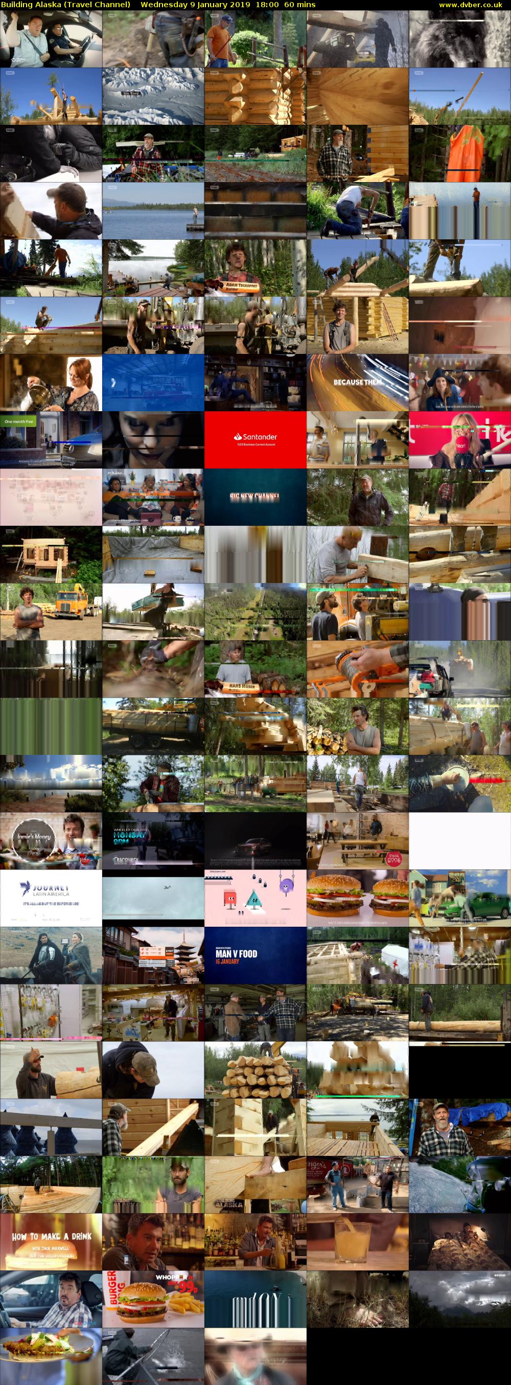 Building Alaska (Travel Channel) Wednesday 9 January 2019 18:00 - 19:00