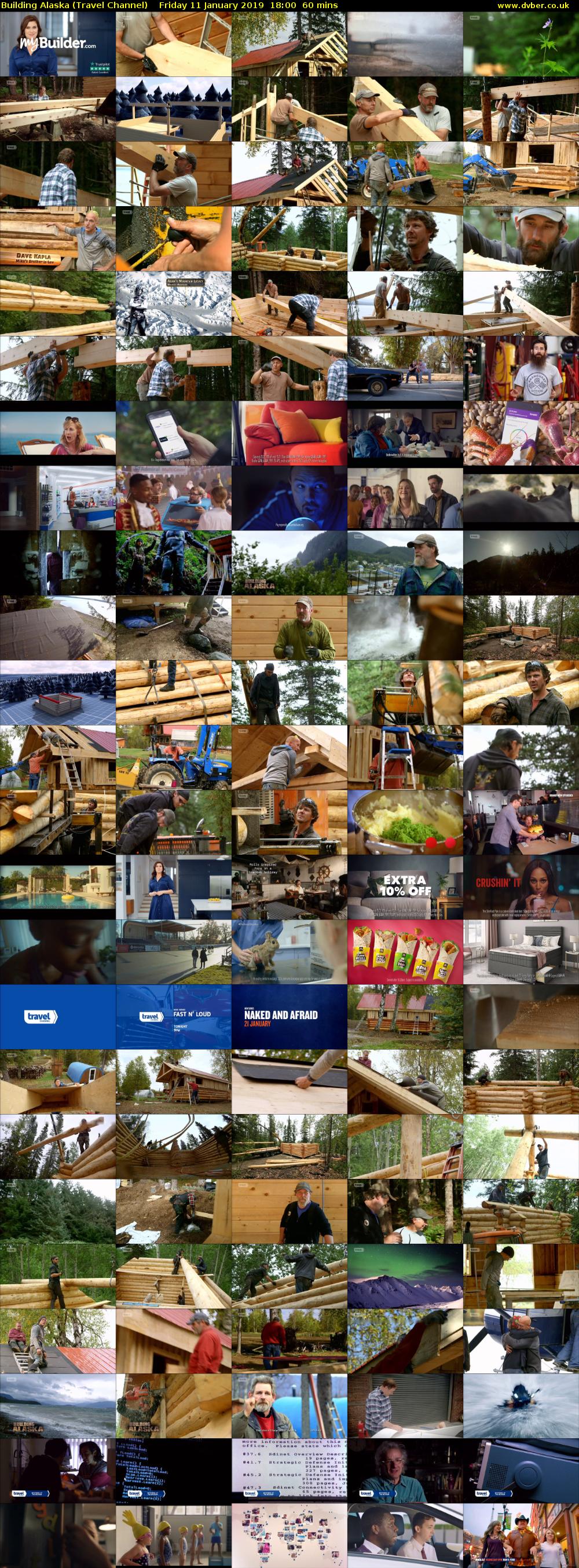 Building Alaska (Travel Channel) Friday 11 January 2019 18:00 - 19:00