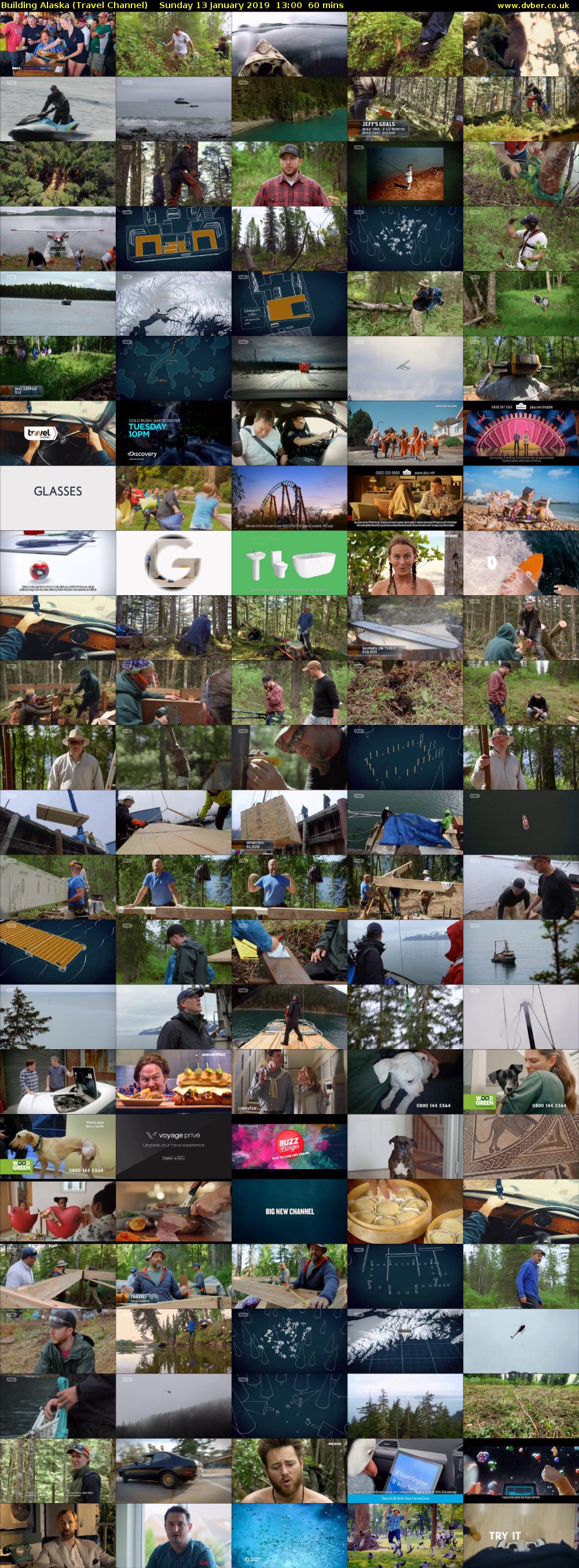 Building Alaska (Travel Channel) Sunday 13 January 2019 13:00 - 14:00