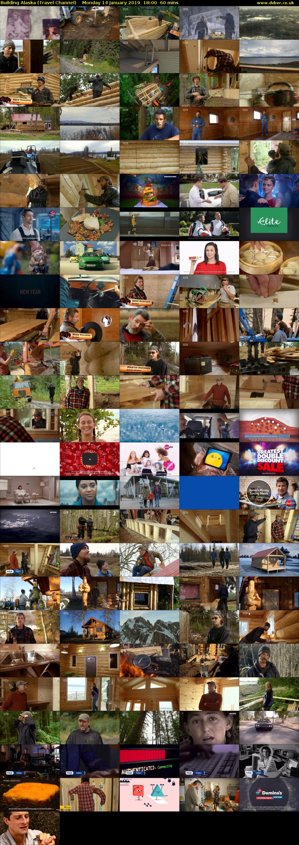 Building Alaska (Travel Channel) Monday 14 January 2019 18:00 - 19:00