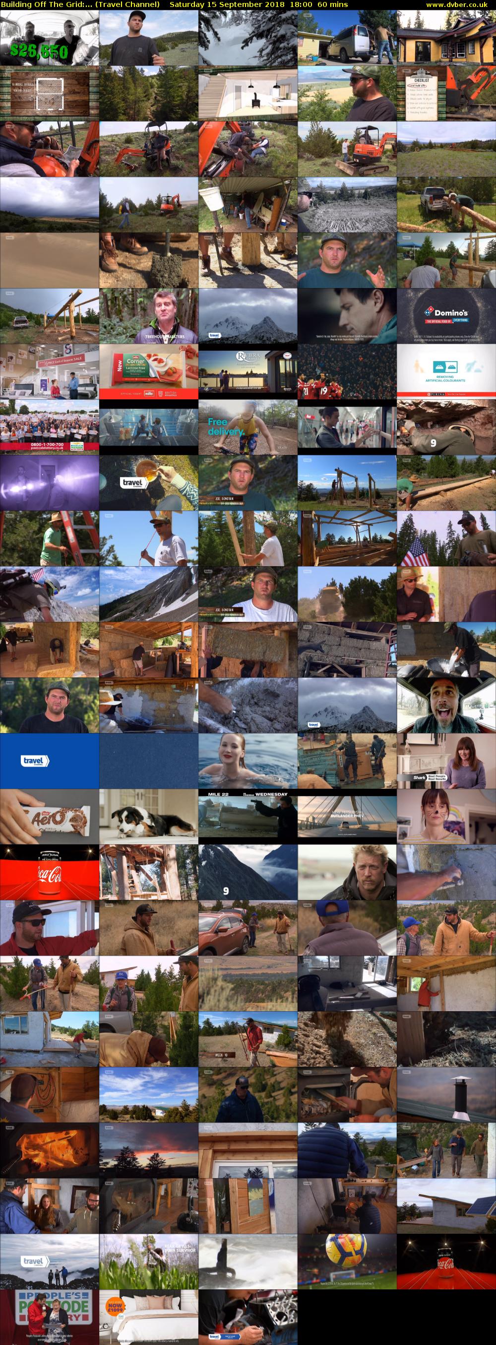 Building Off The Grid:... (Travel Channel) Saturday 15 September 2018 18:00 - 19:00