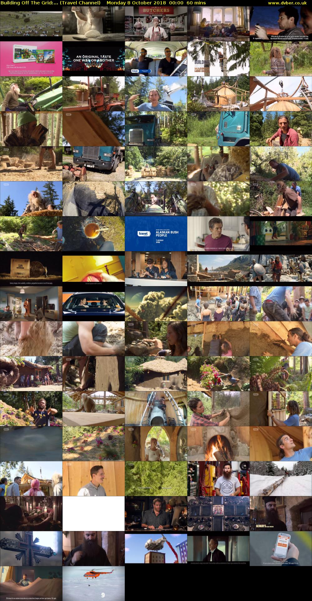 Building Off The Grid:... (Travel Channel) Monday 8 October 2018 00:00 - 01:00