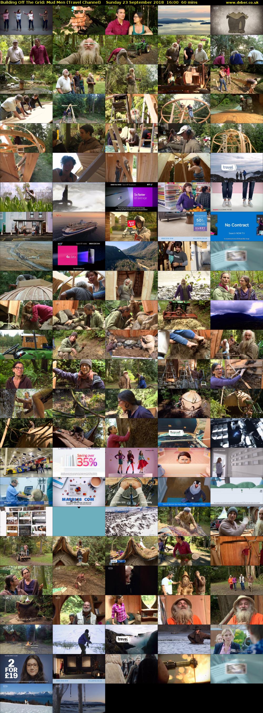 Building Off The Grid: Mud Men (Travel Channel) Sunday 23 September 2018 16:00 - 17:00