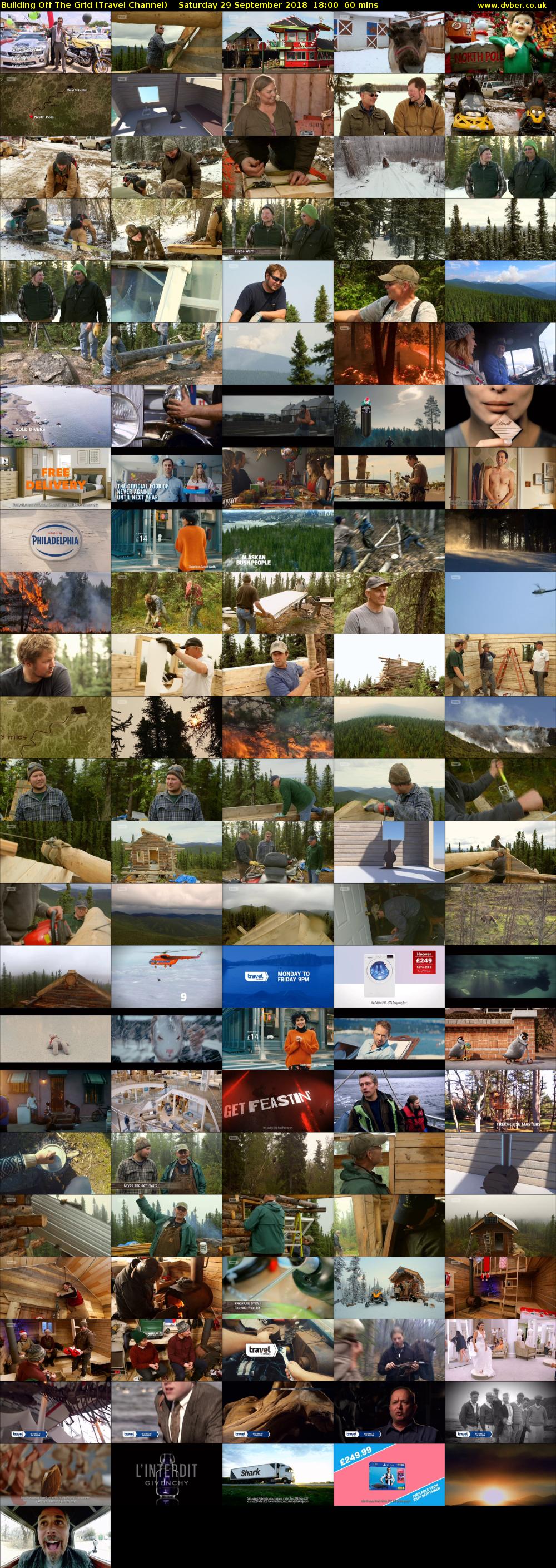 Building Off The Grid (Travel Channel) Saturday 29 September 2018 18:00 - 19:00