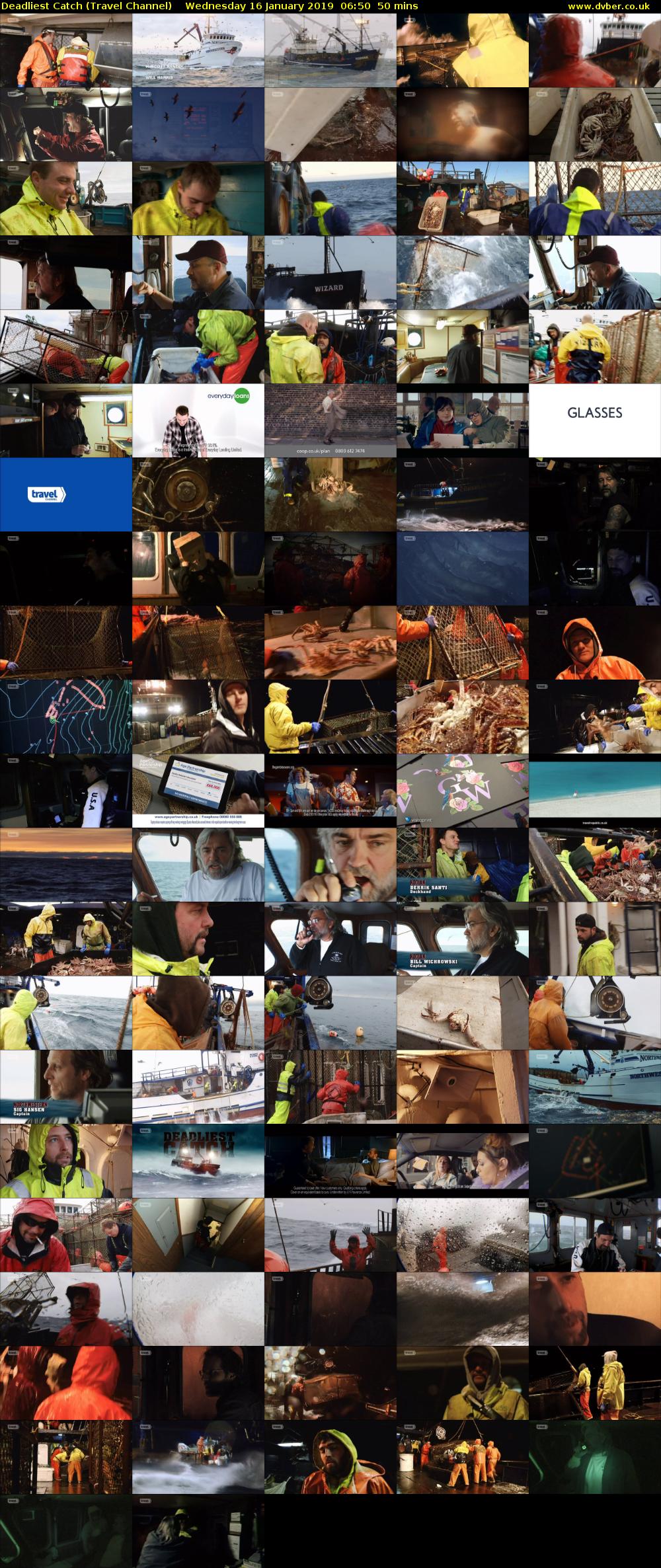 Deadliest Catch (Travel Channel) Wednesday 16 January 2019 06:50 - 07:40