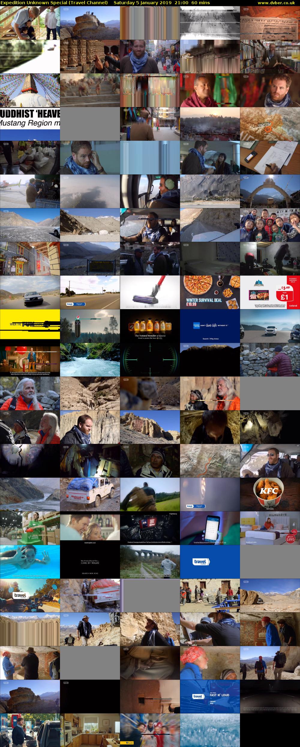 Expedition Unknown Special (Travel Channel) Saturday 5 January 2019 21:00 - 22:00