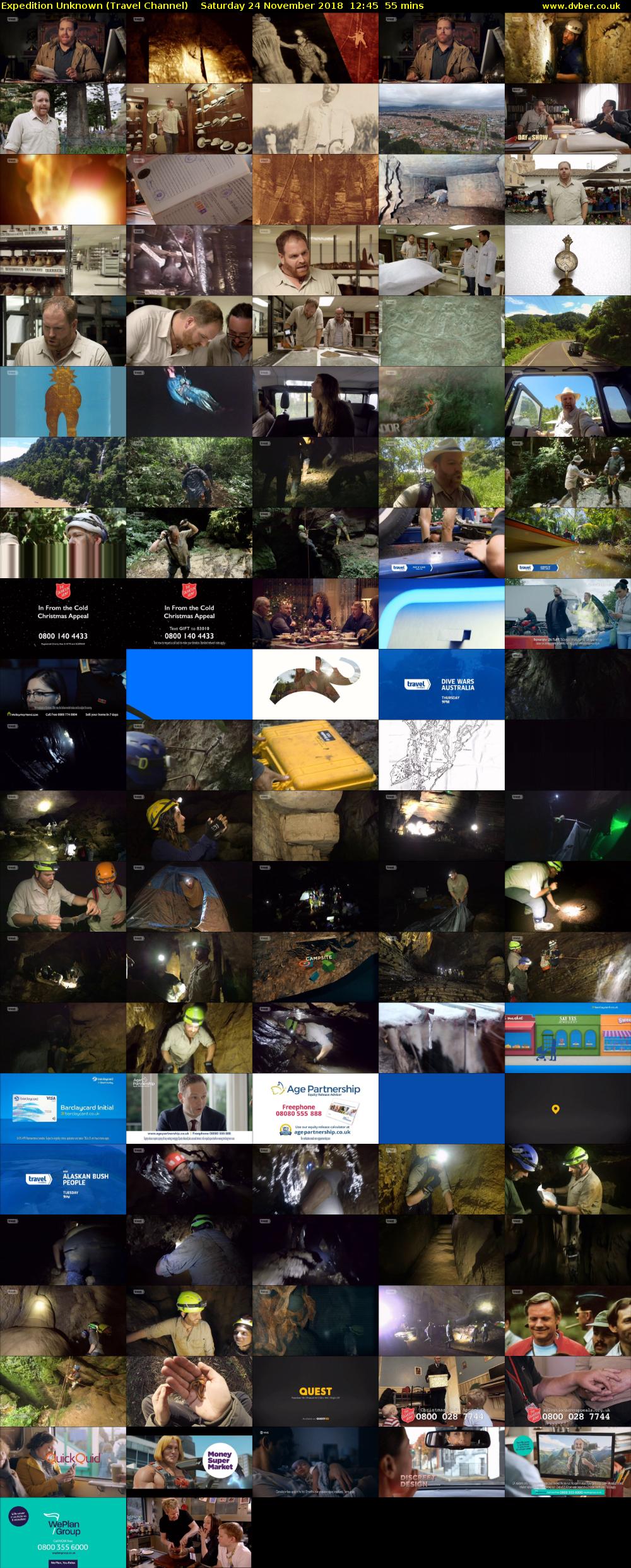 Expedition Unknown (Travel Channel) Saturday 24 November 2018 12:45 - 13:40