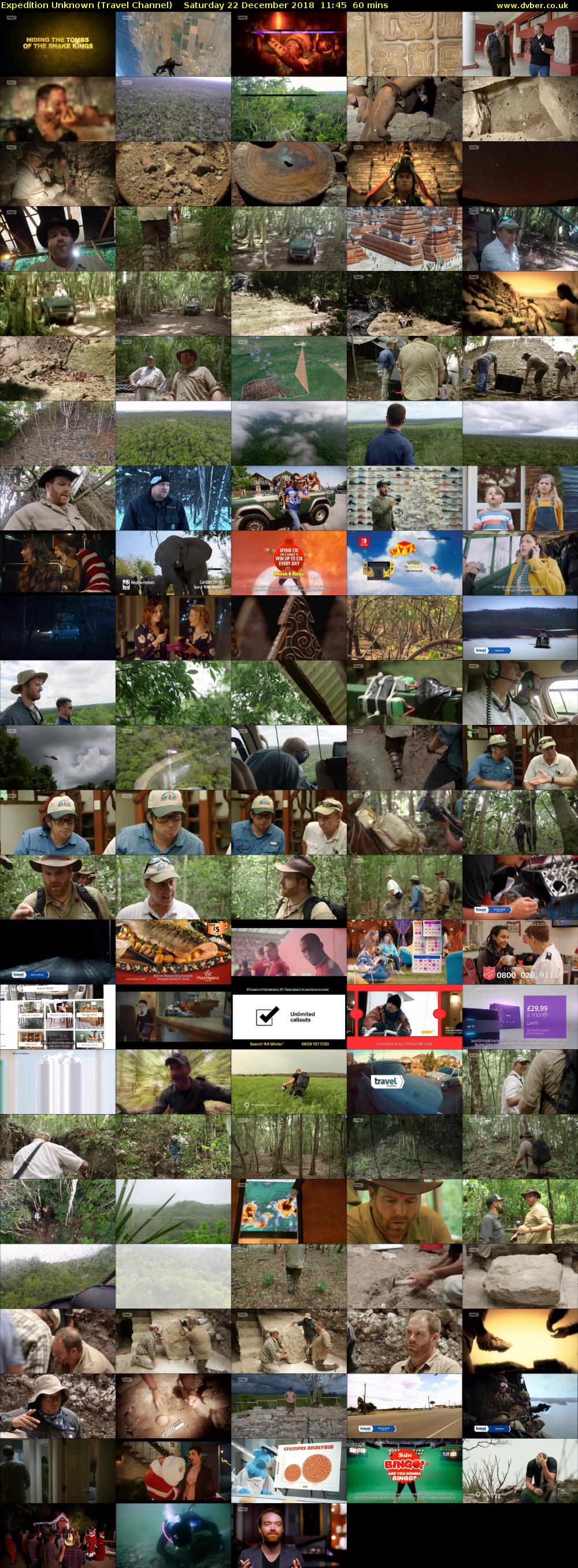 Expedition Unknown (Travel Channel) Saturday 22 December 2018 11:45 - 12:45