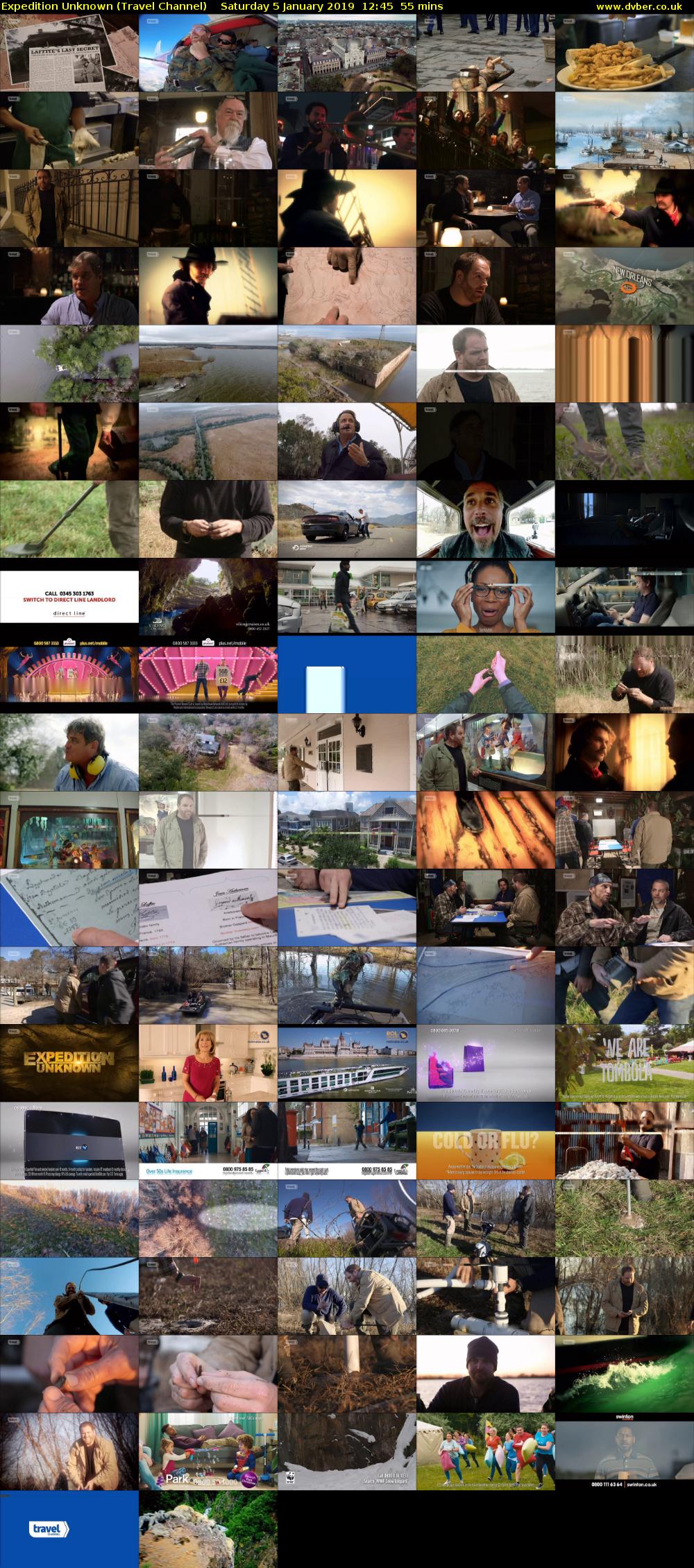 Expedition Unknown (Travel Channel) Saturday 5 January 2019 12:45 - 13:40