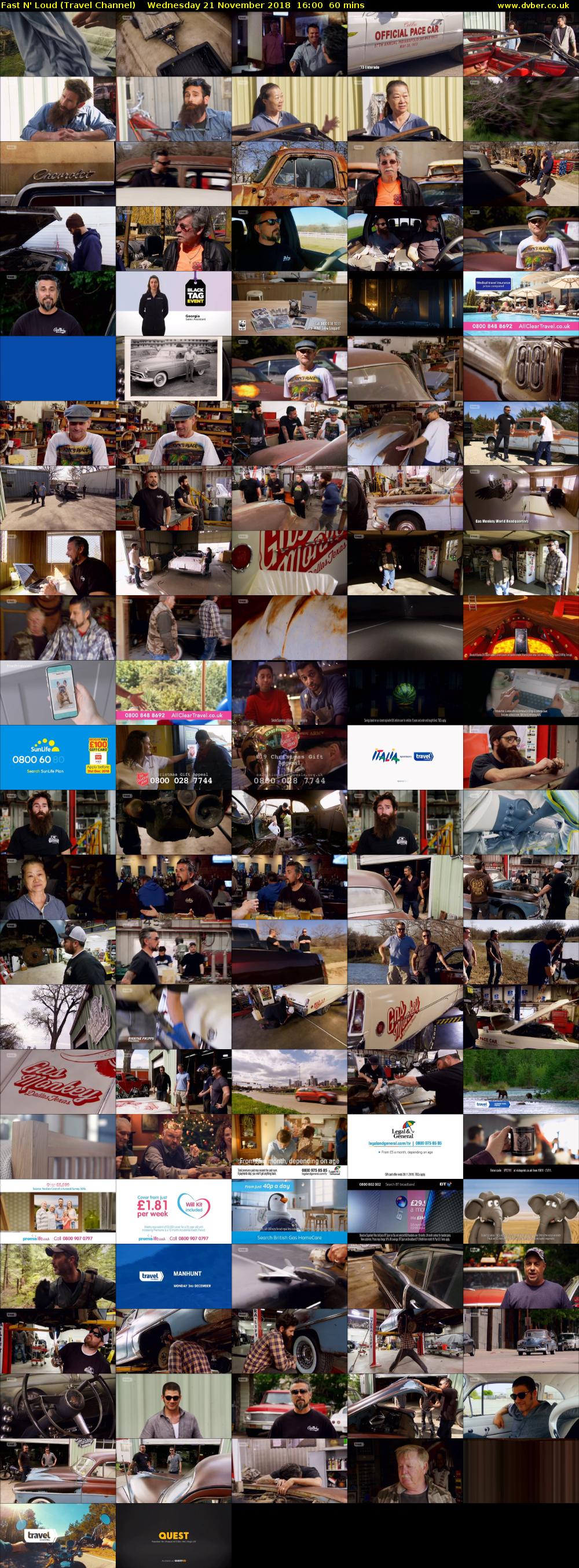 Fast N' Loud (Travel Channel) Wednesday 21 November 2018 16:00 - 17:00