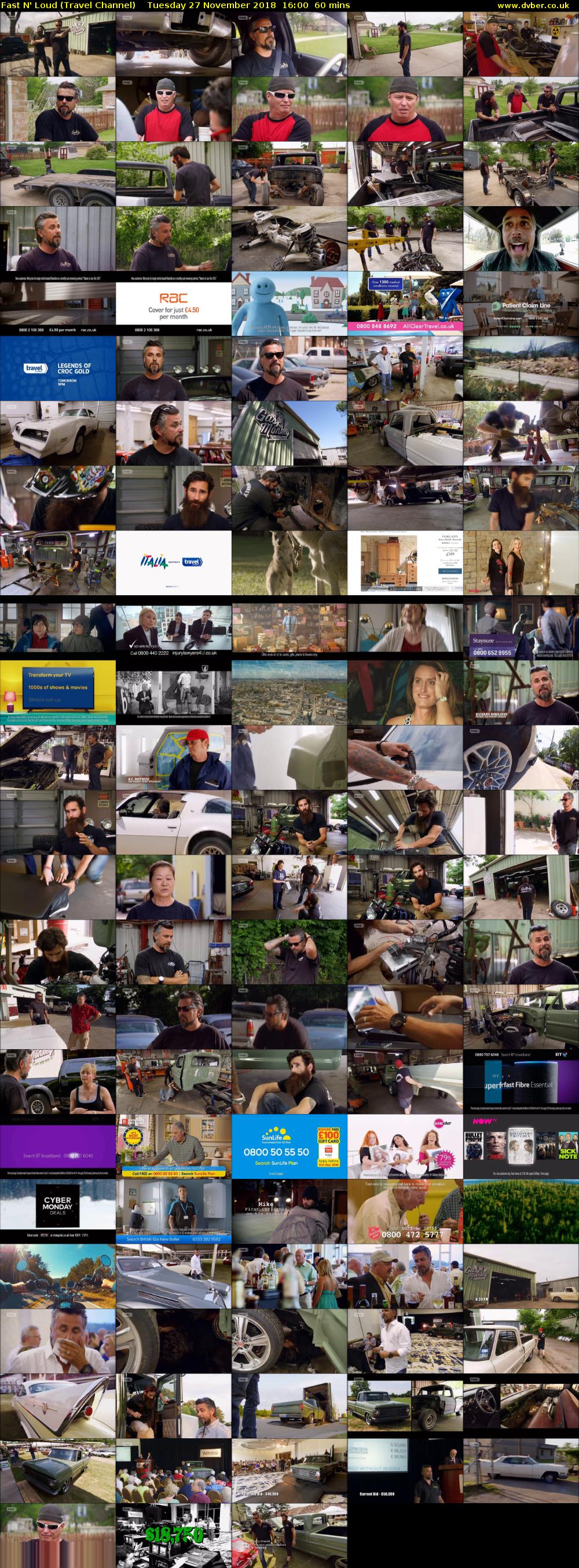 Fast N' Loud (Travel Channel) Tuesday 27 November 2018 16:00 - 17:00