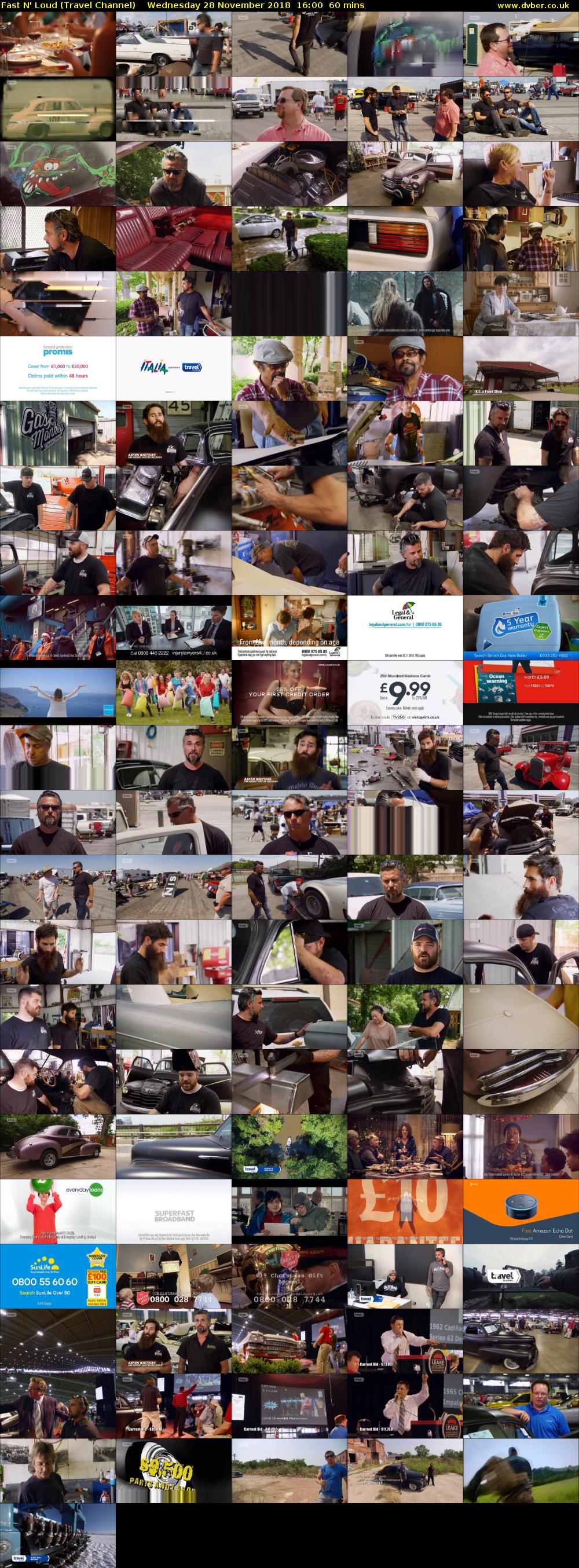 Fast N' Loud (Travel Channel) Wednesday 28 November 2018 16:00 - 17:00