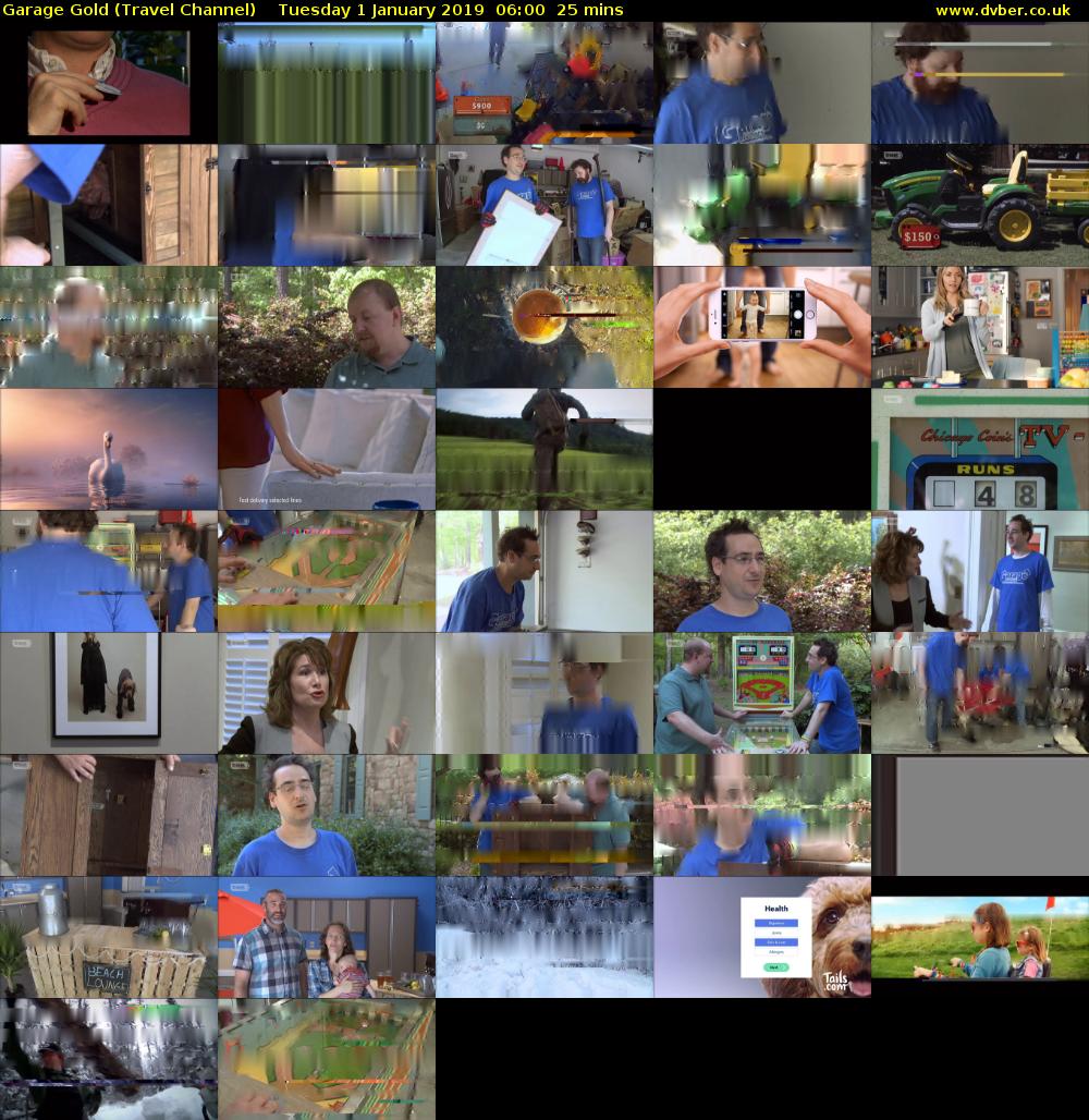 Garage Gold (Travel Channel) Tuesday 1 January 2019 06:00 - 06:25