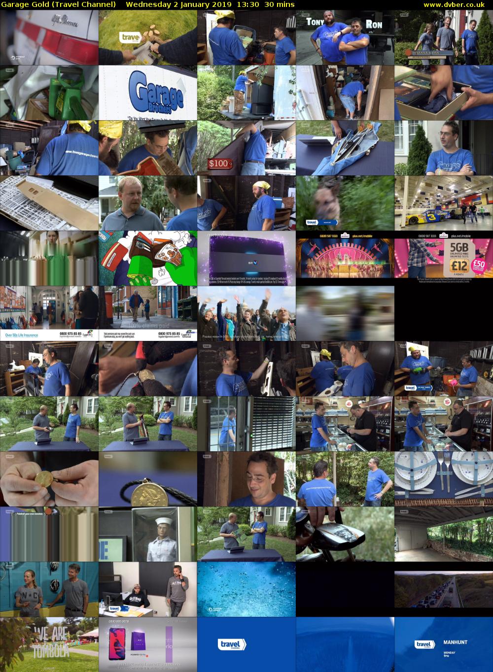 Garage Gold (Travel Channel) Wednesday 2 January 2019 13:30 - 14:00