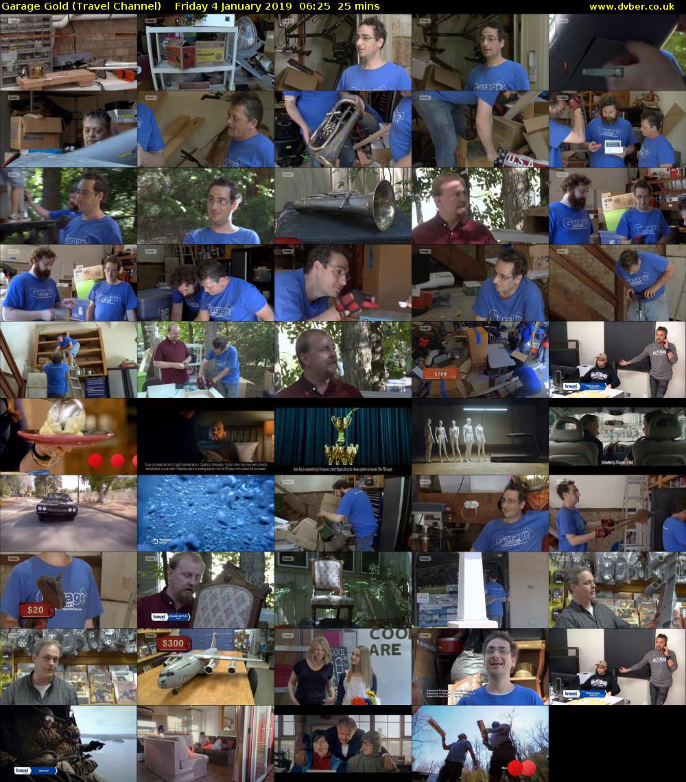 Garage Gold (Travel Channel) Friday 4 January 2019 06:25 - 06:50