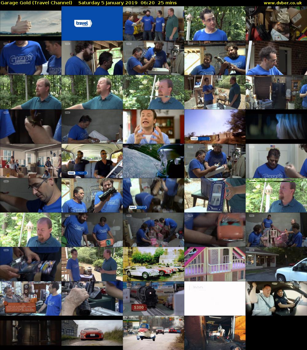 Garage Gold (Travel Channel) Saturday 5 January 2019 06:20 - 06:45