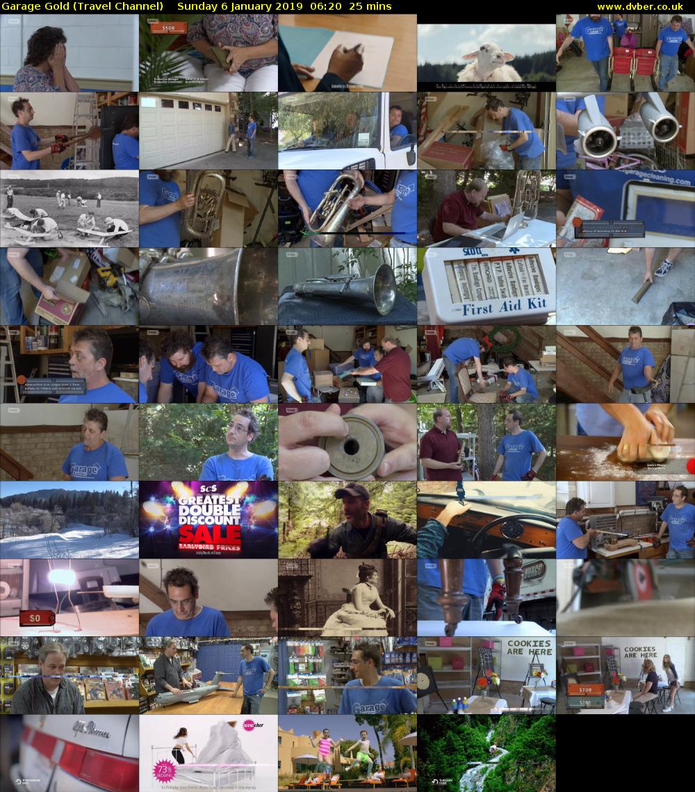 Garage Gold (Travel Channel) Sunday 6 January 2019 06:20 - 06:45