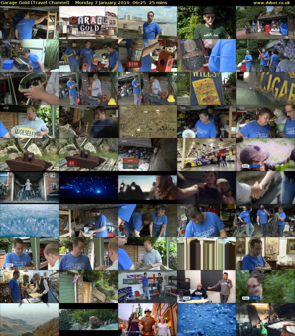 Garage Gold (Travel Channel) Monday 7 January 2019 06:25 - 06:50