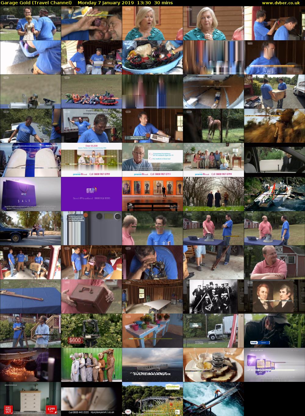 Garage Gold (Travel Channel) Monday 7 January 2019 13:30 - 14:00