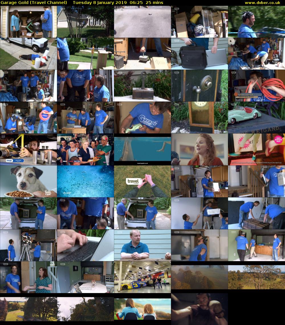 Garage Gold (Travel Channel) Tuesday 8 January 2019 06:25 - 06:50
