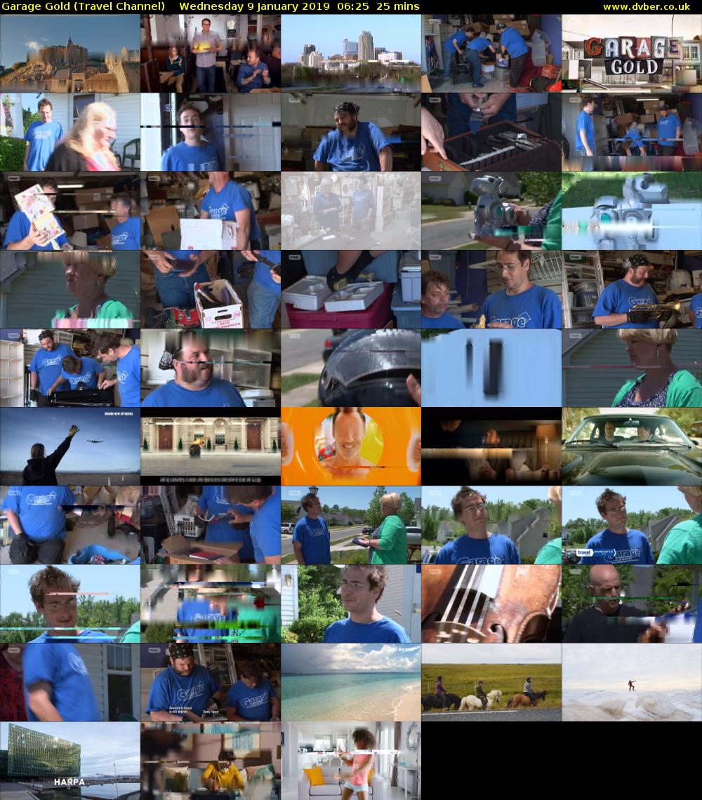Garage Gold (Travel Channel) Wednesday 9 January 2019 06:25 - 06:50