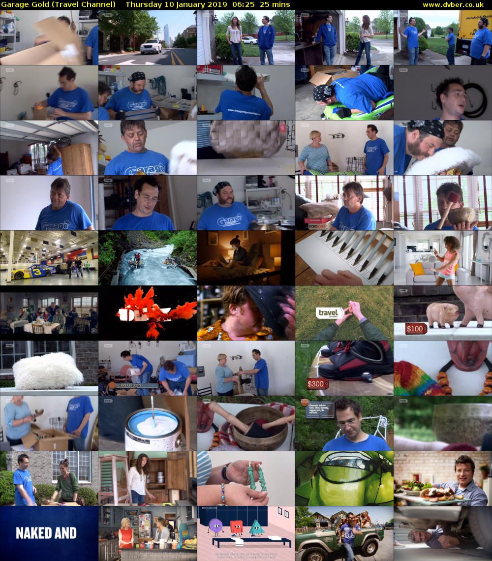 Garage Gold (Travel Channel) Thursday 10 January 2019 06:25 - 06:50