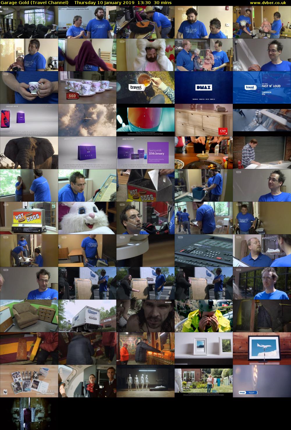 Garage Gold (Travel Channel) Thursday 10 January 2019 13:30 - 14:00