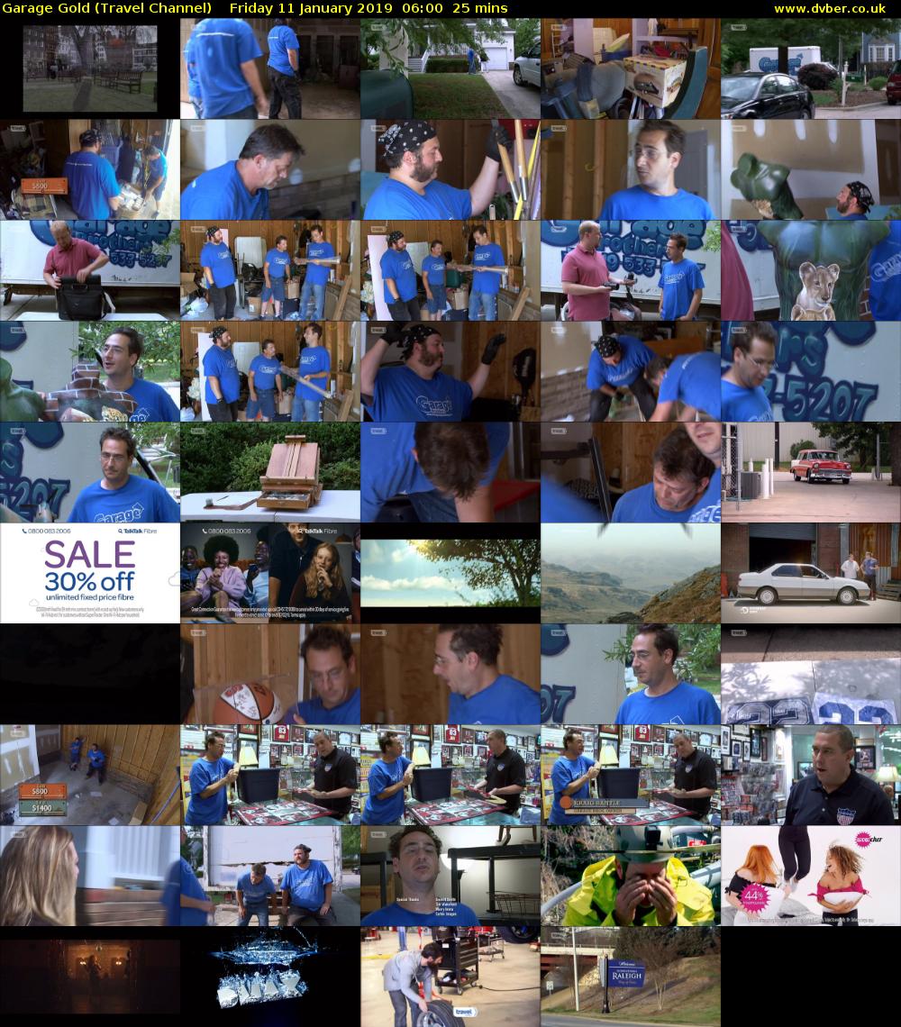 Garage Gold (Travel Channel) Friday 11 January 2019 06:00 - 06:25