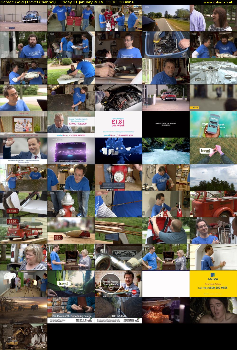 Garage Gold (Travel Channel) Friday 11 January 2019 13:30 - 14:00