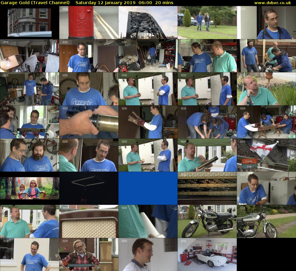 Garage Gold (Travel Channel) Saturday 12 January 2019 06:00 - 06:20