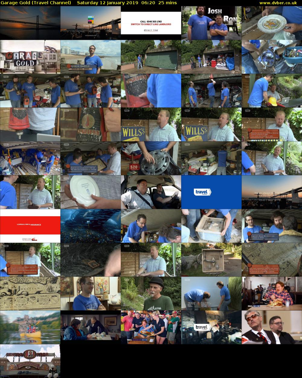 Garage Gold (Travel Channel) Saturday 12 January 2019 06:20 - 06:45