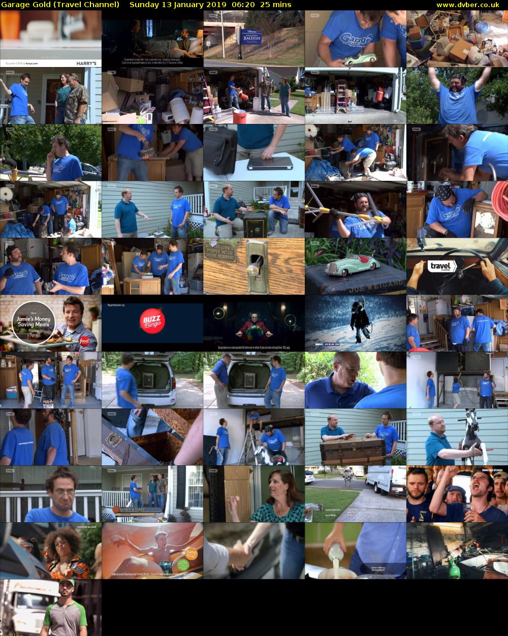 Garage Gold (Travel Channel) Sunday 13 January 2019 06:20 - 06:45